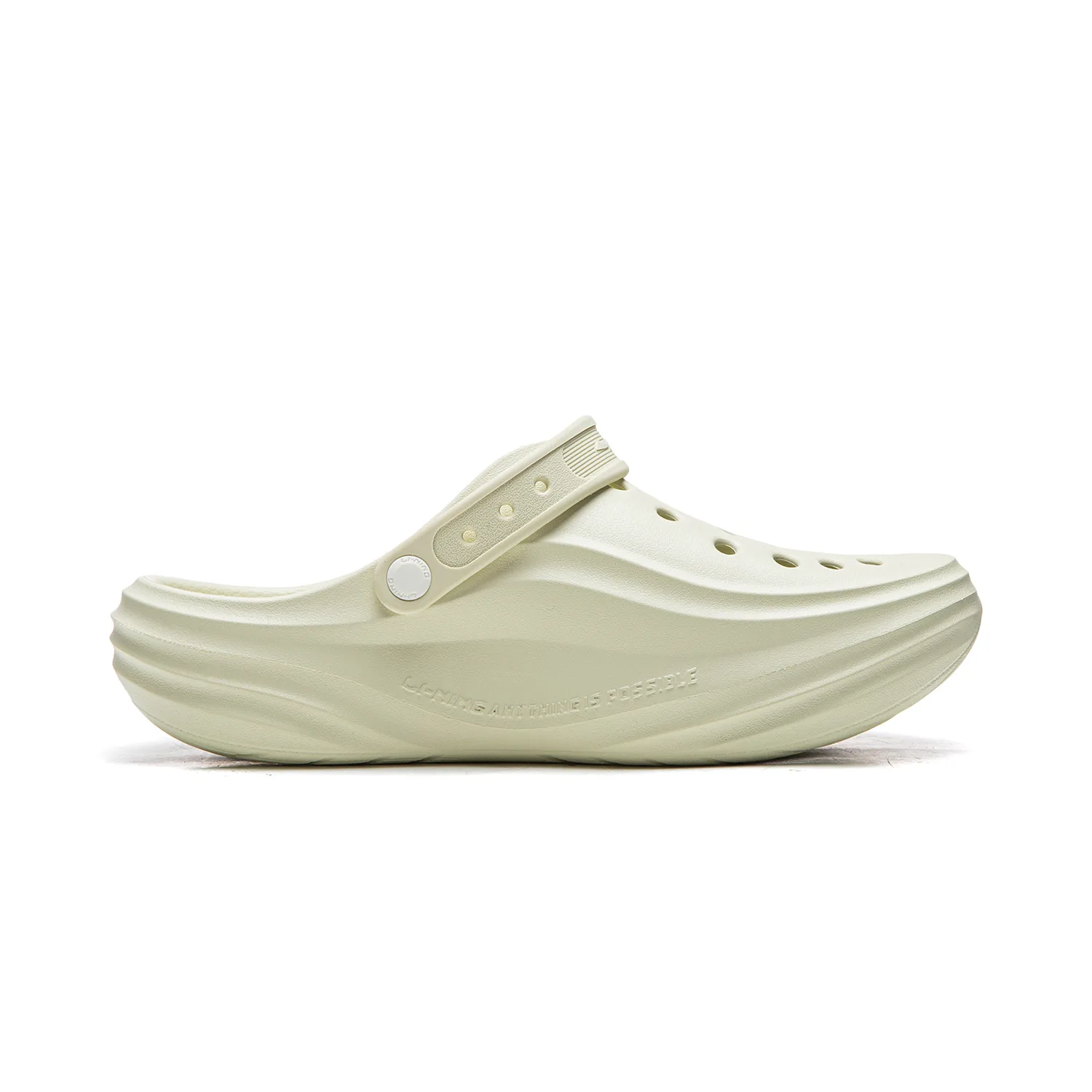 Li-Ning Soda Clogs Unisex, бежевый creamy желтый — фото 3
