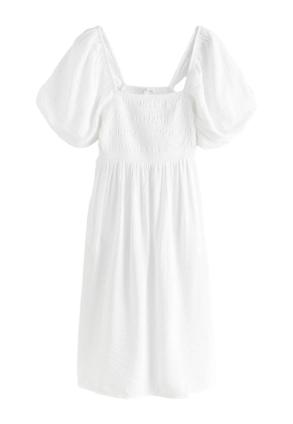 

Повседневное платье PUFF SLEEVE OFF SHOULDER MIDI Next, белый