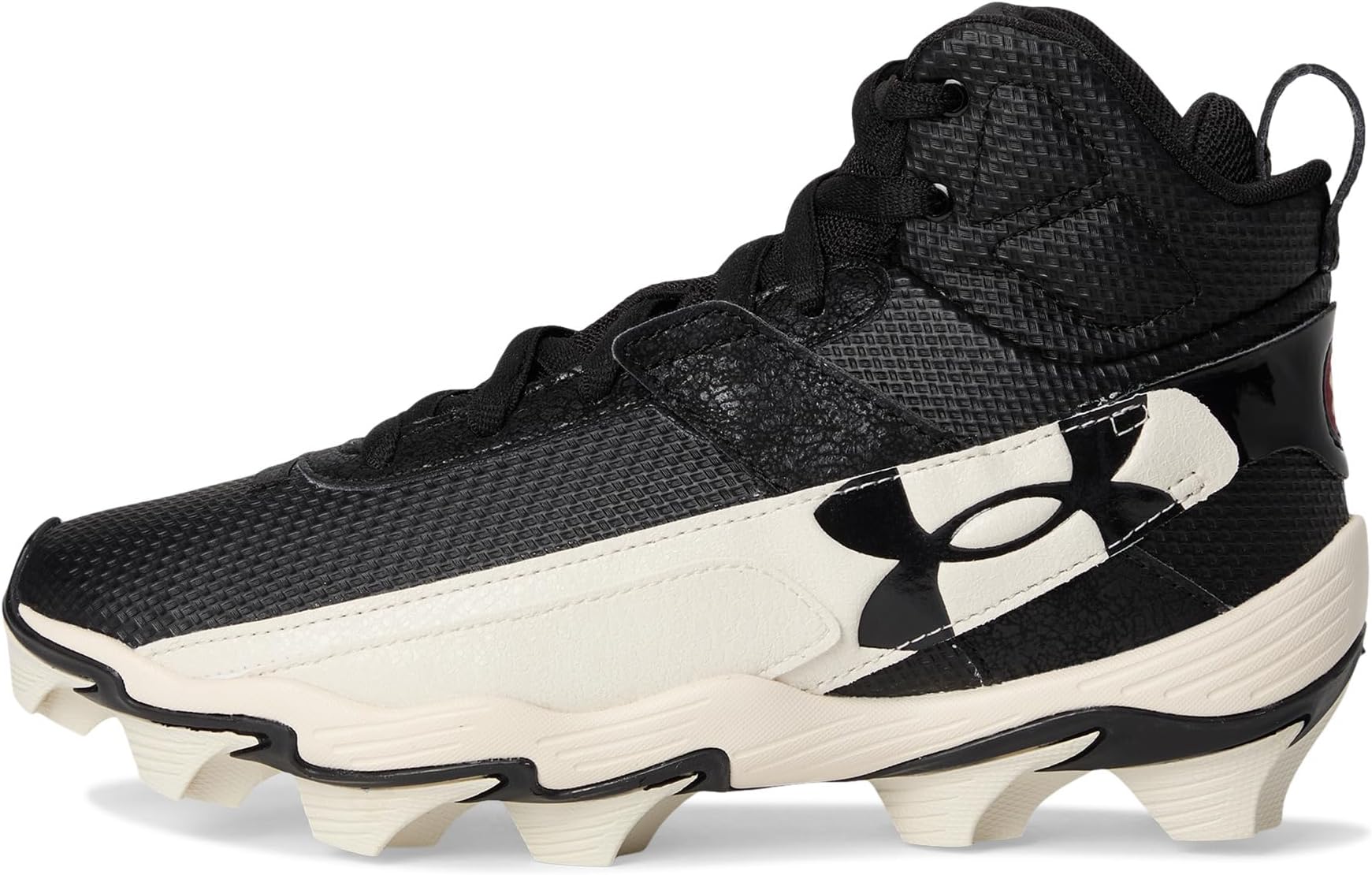 Кроссовки Under Armour Kids  Harper 10 Jr RM Baseball Cleats, Black/Stone/Black — фото 4