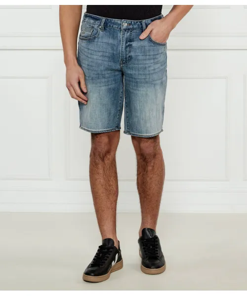 

Джинсовые шорты J65 Slim fit Armani Exchange, синий