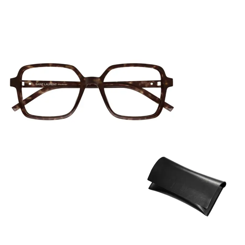 

SAINT LAURENT Очки квадратной формы, Brown