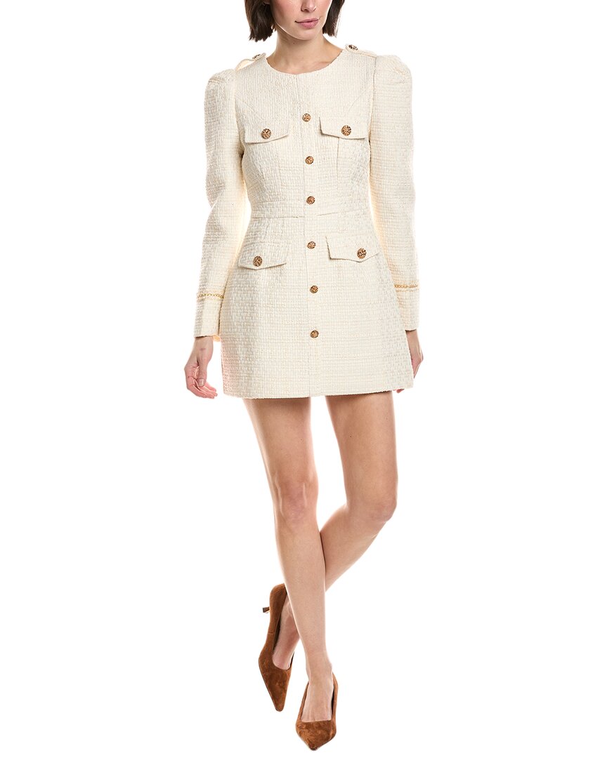 

ESTELLINA Estellina Мини-платье с длинными рукавами, белый