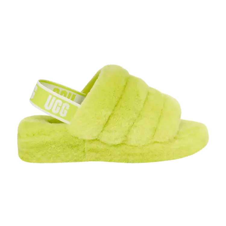 Кроссовки UGG Wmns Fluff Yeah Slide, зеленый