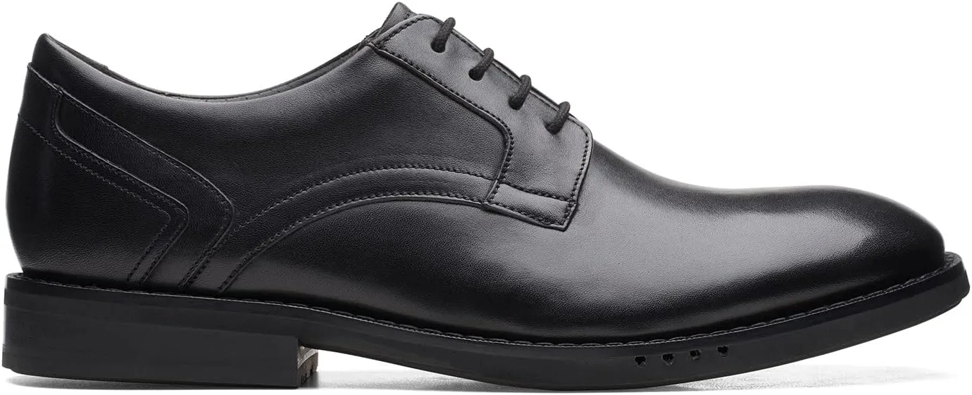 Мужские кожаные оксфорды Clarks Un Hugh Lace, черный