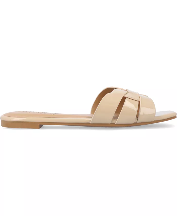 Женские сланцы Arrina Slip On Туфли на плоской подошве Journee Collection, загар/бежевый — фото 2