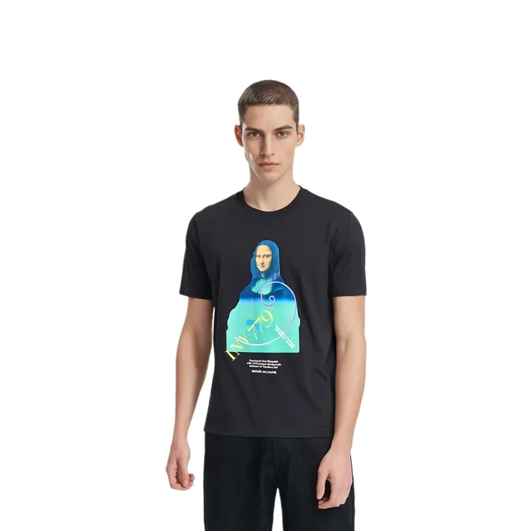 Футболка с логотипом X Louvre, унисекс, черная Uniqlo, черный — фото 3
