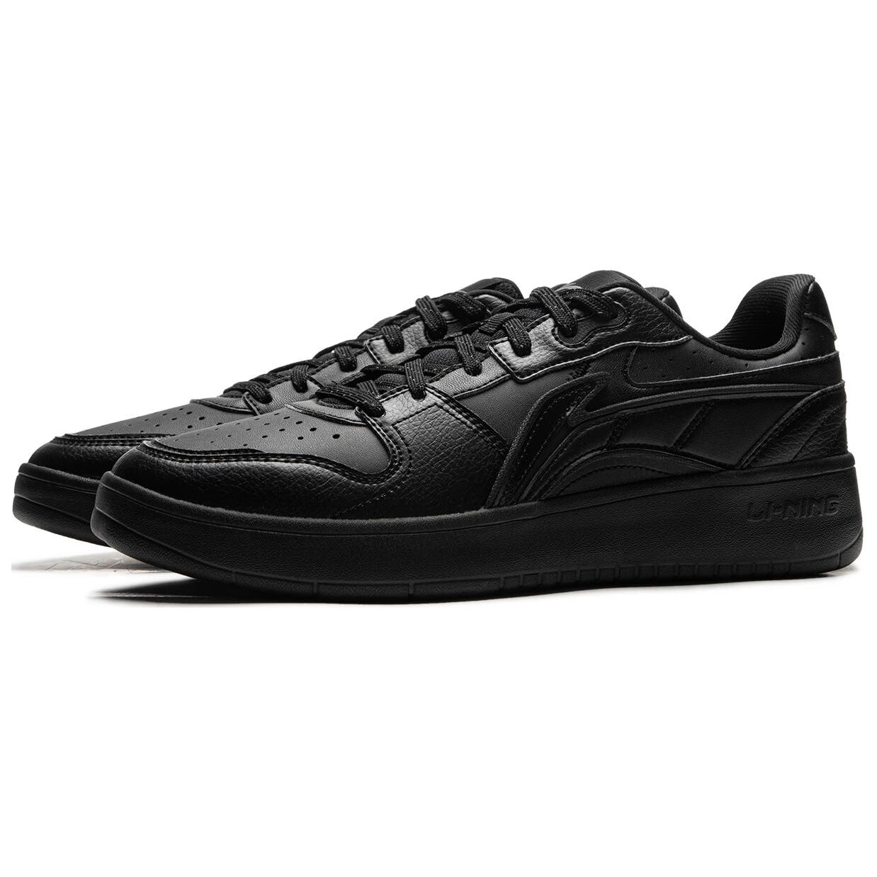 Кроссовки LINING Acer Truncatum Skateboarding Shoes Men Low-top Black, черный — фото 3