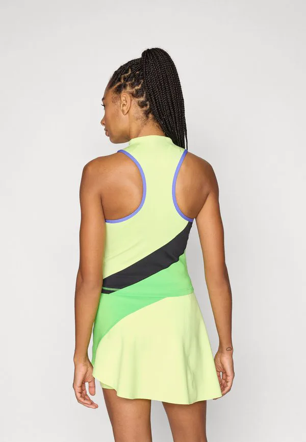 Майка nikecourt slam Nike Performance, Lemon Twist/Black/Mean Green/Black — фото 3