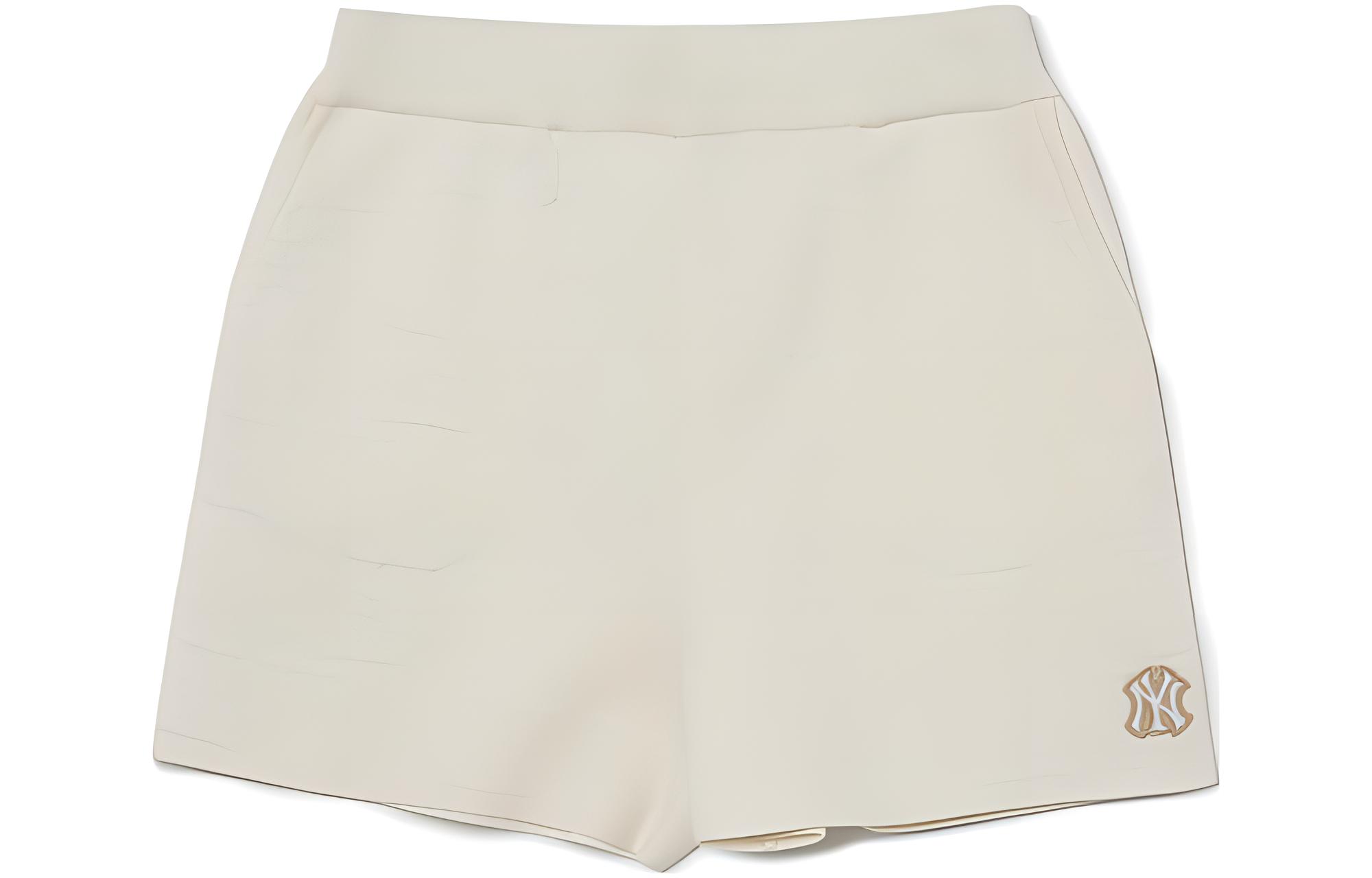 

Повседневные шорты женские цвета айвори MLB