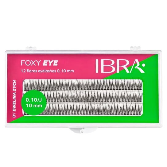 

Пучки ресниц 10 мм, 120 шт. Ibra, Ibra Foxy Eye