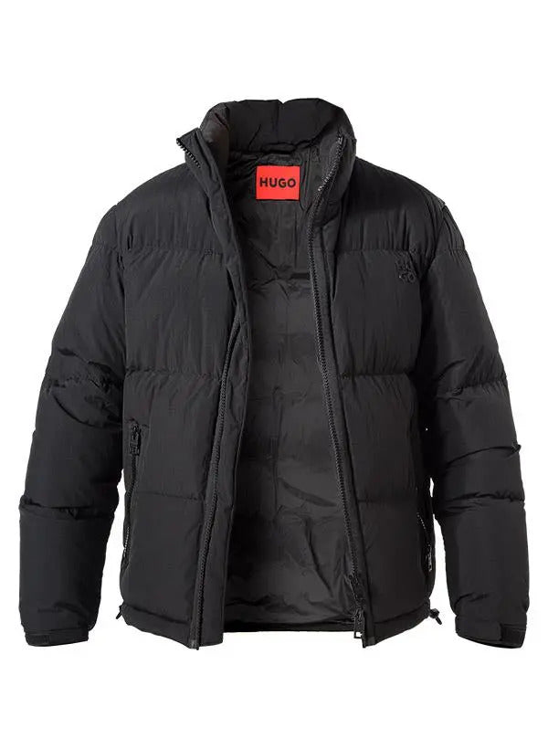 

Мужская стеганая куртка Hugo Biron 2441, черная Hugo Boss