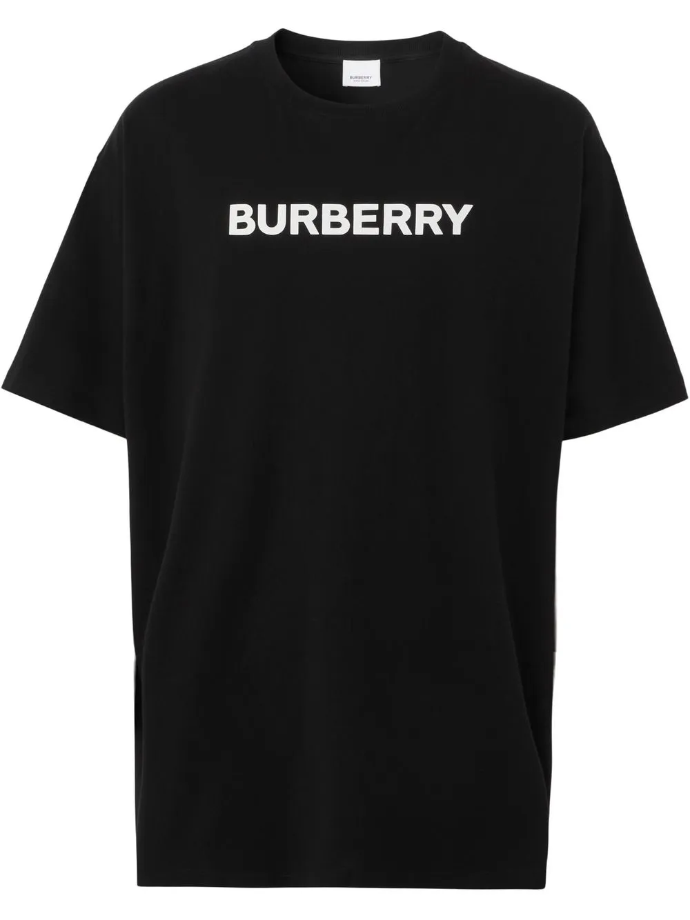 

Футболка с логотипом BURBERRY, черный