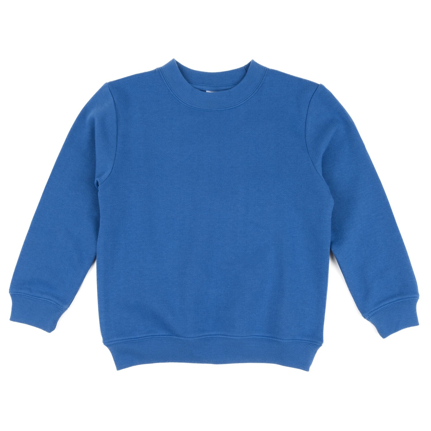 

Детская толстовка с длинными рукавами, классическая однотонная Leveret, цвет Royal Blue