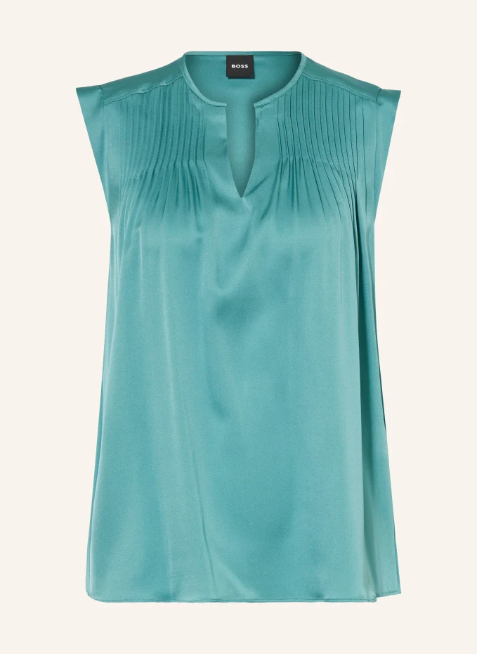 

Блуза из шелкового топа binalli Boss, синий