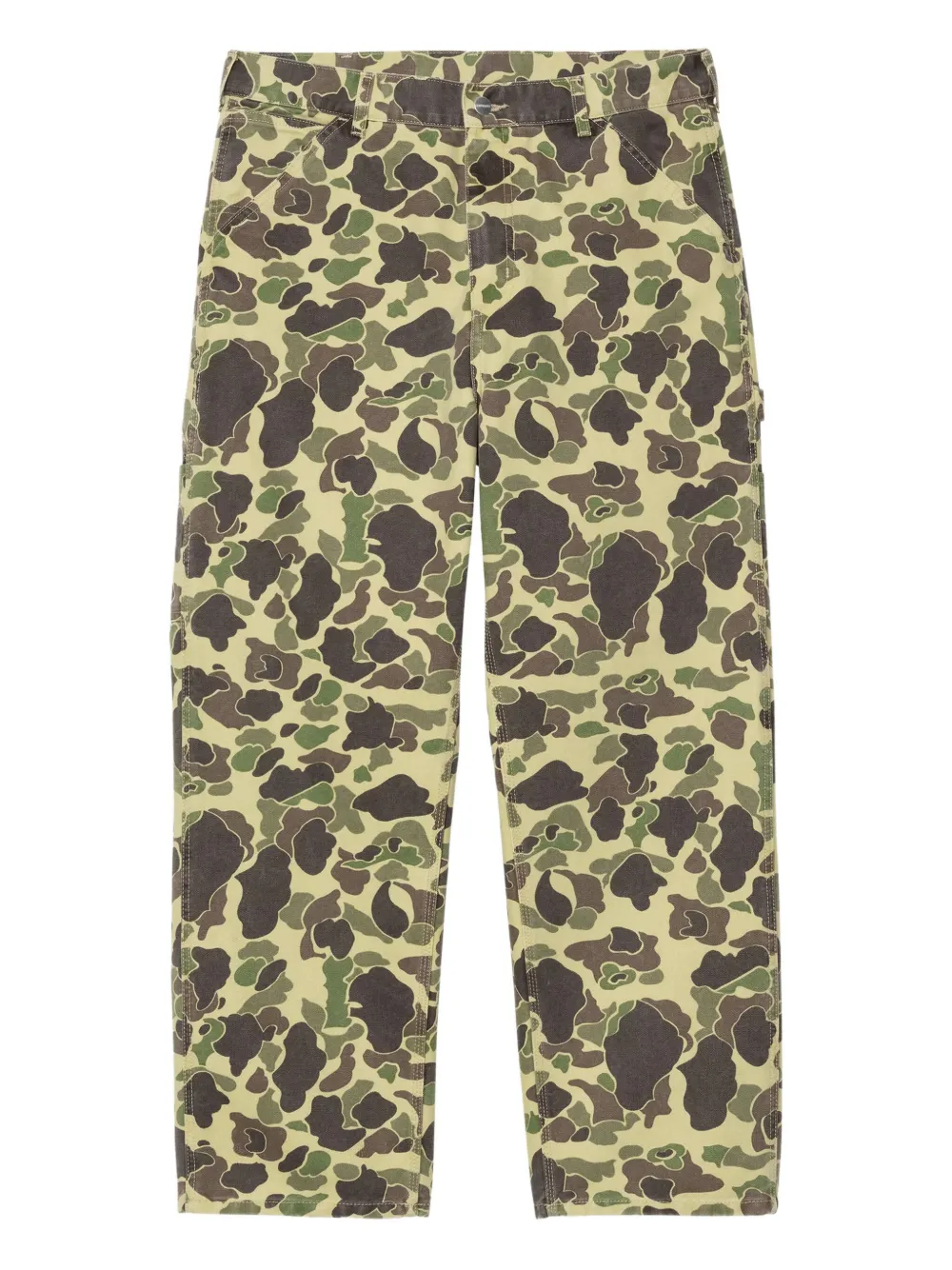 

Зеленые брюки Carhartt WIP, желтый