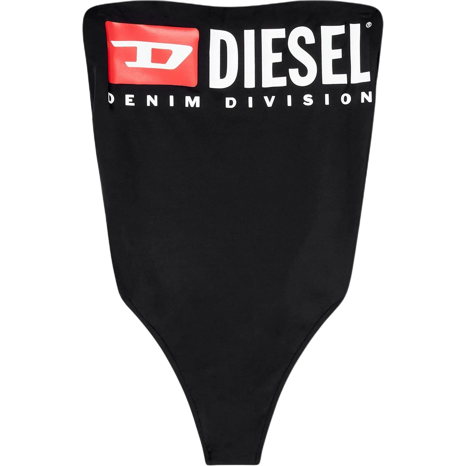 Цельный купальник с логотипом DIESEL Core черный
