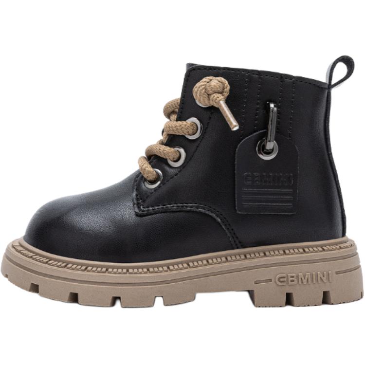 

Нескользящие противоударные износостойкие легкие амортизирующие утепленные высокие ботинки kids' EBMINI, черный