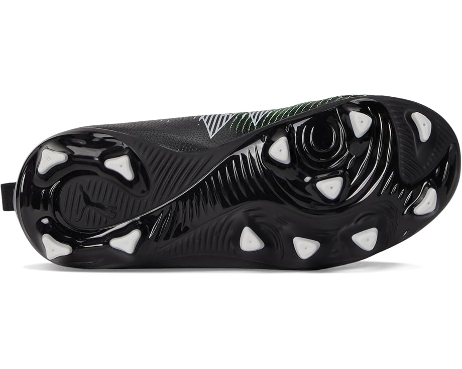 Кроссовки PUMA Kids Future 8 Play Firm Ground/Artificial Ground, цвет PUMA Black/Cool Light Gray/Fluo Green — фото 3