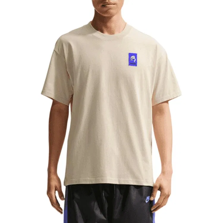 Футболка Swoosh мужская, цвет khaki, с круглым вырезом Nike