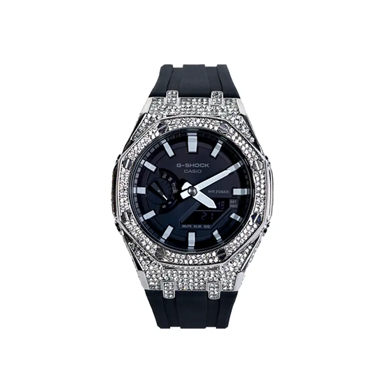 

Мужские часы CASIO Liquid Crystal/Analog Dual Display Series черные
