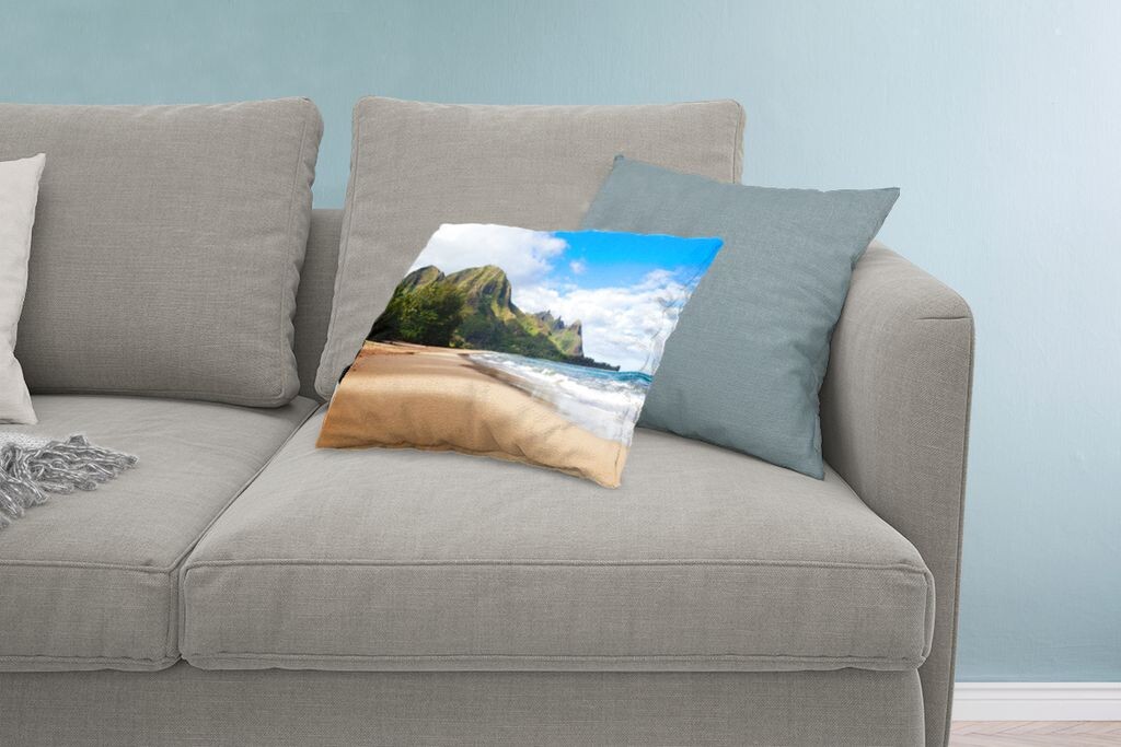 

MuchoWow Tropical Beaches - Тропический пляж в США, Гавайи - 60x40 см - Чехлы на подушки - Декоративные чехлы на подушки - Декоративные чехлы на подушки