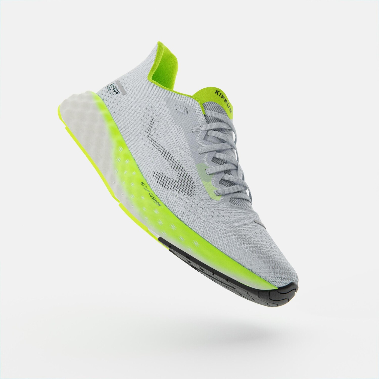 Мужские кроссовки KIPRUN KS900 Light - Серый/Желтый Kiprun — фото 2