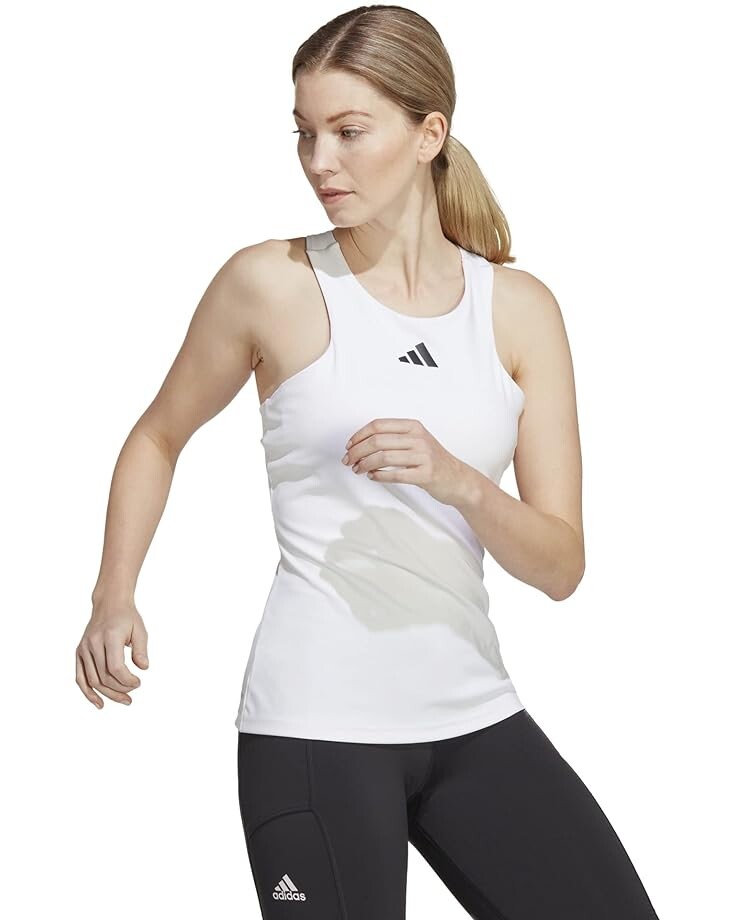 

Топ adidas Tennis Y-Tank, цвет White 1