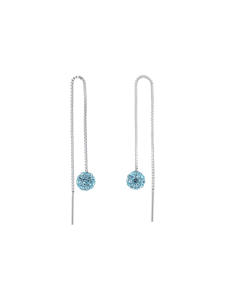 

Amor Серьги из серебра 925 пробы, покрытые родием синего цвета