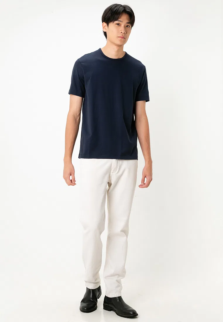 Футболка с коротким рукавом, мерсеризованная, Calvin Klein Jeans, белый — фото 4