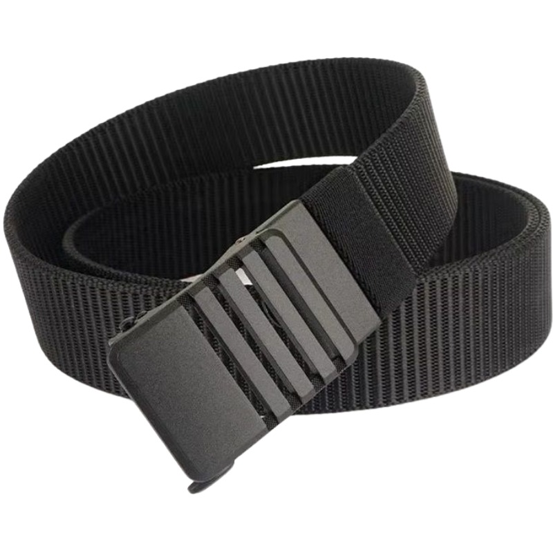 

Ремень из полиэстровой ткани Unisex 3,8 см WARRIOR, черный