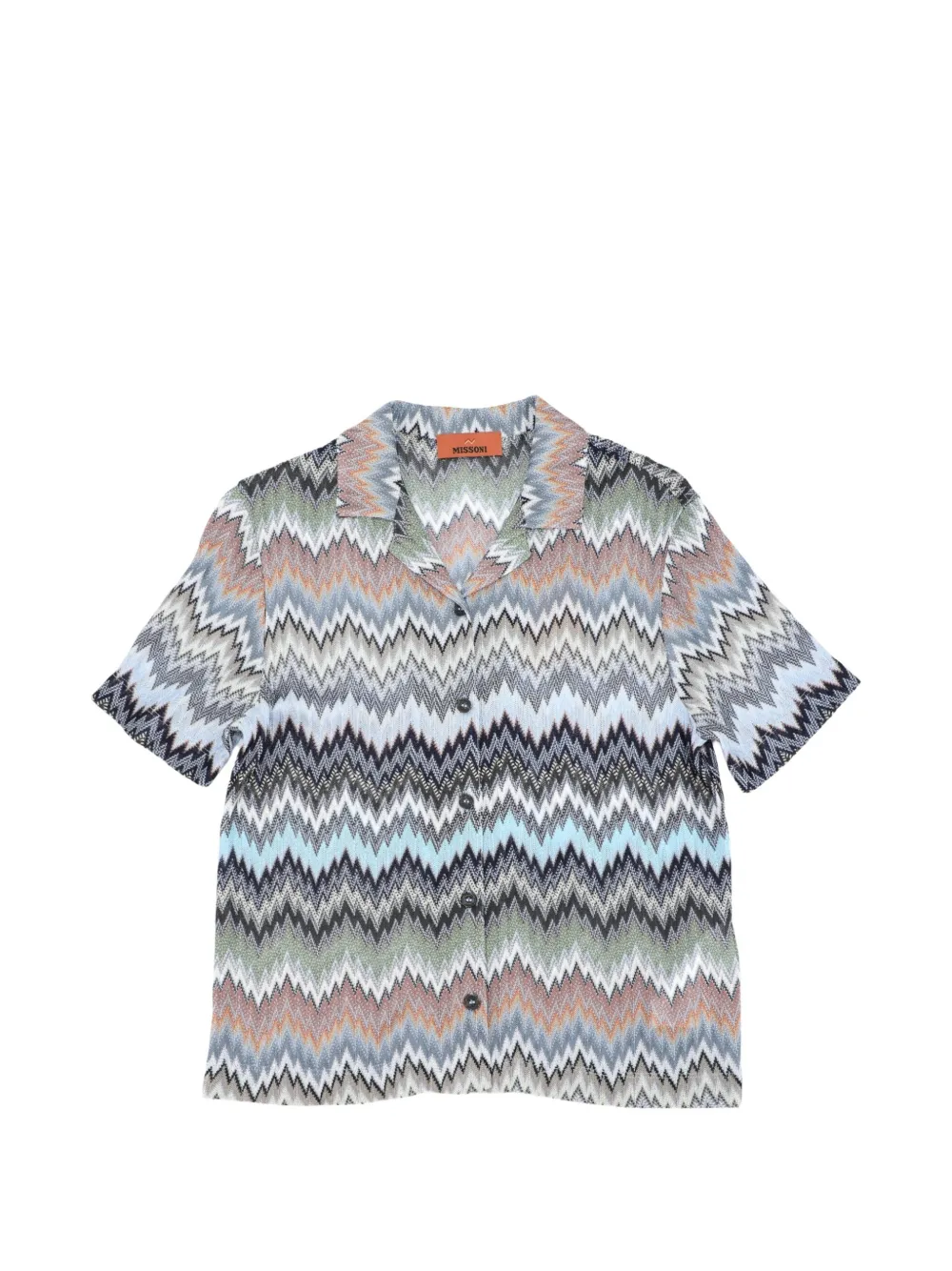 

Рубашка с зигзагообразным узором Missoni, бежевый