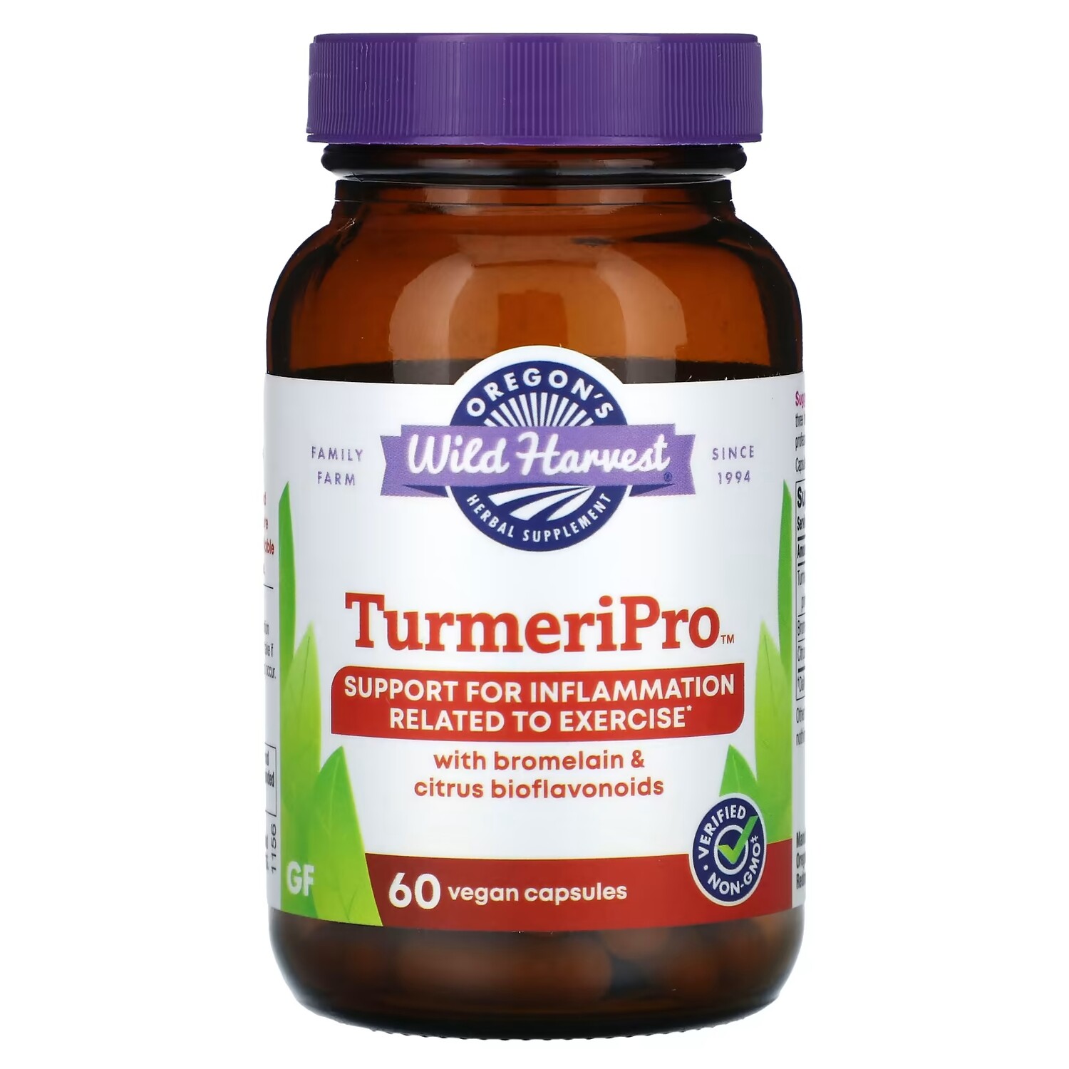 

Добавка Oregon Wild Harvest TurmeriPro 60 веганских капсул