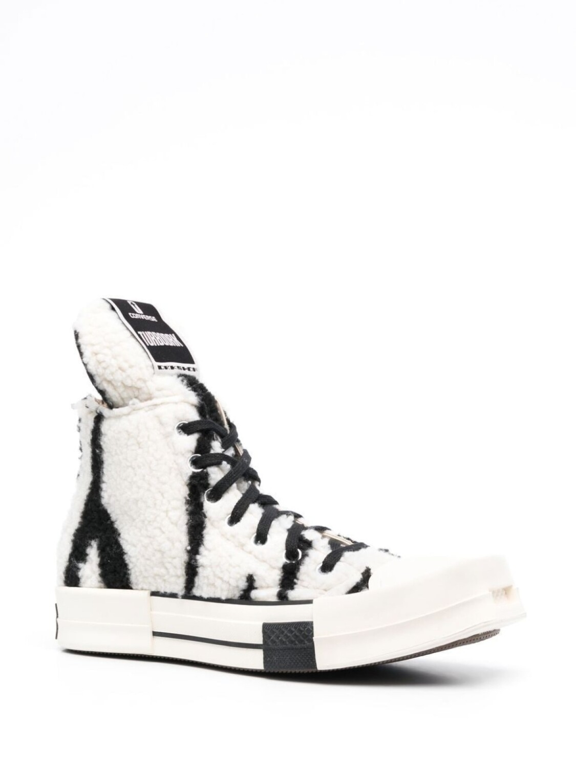 Кроссовки Converse х Drkshdw Turbodrk, белый/черный — фото 2
