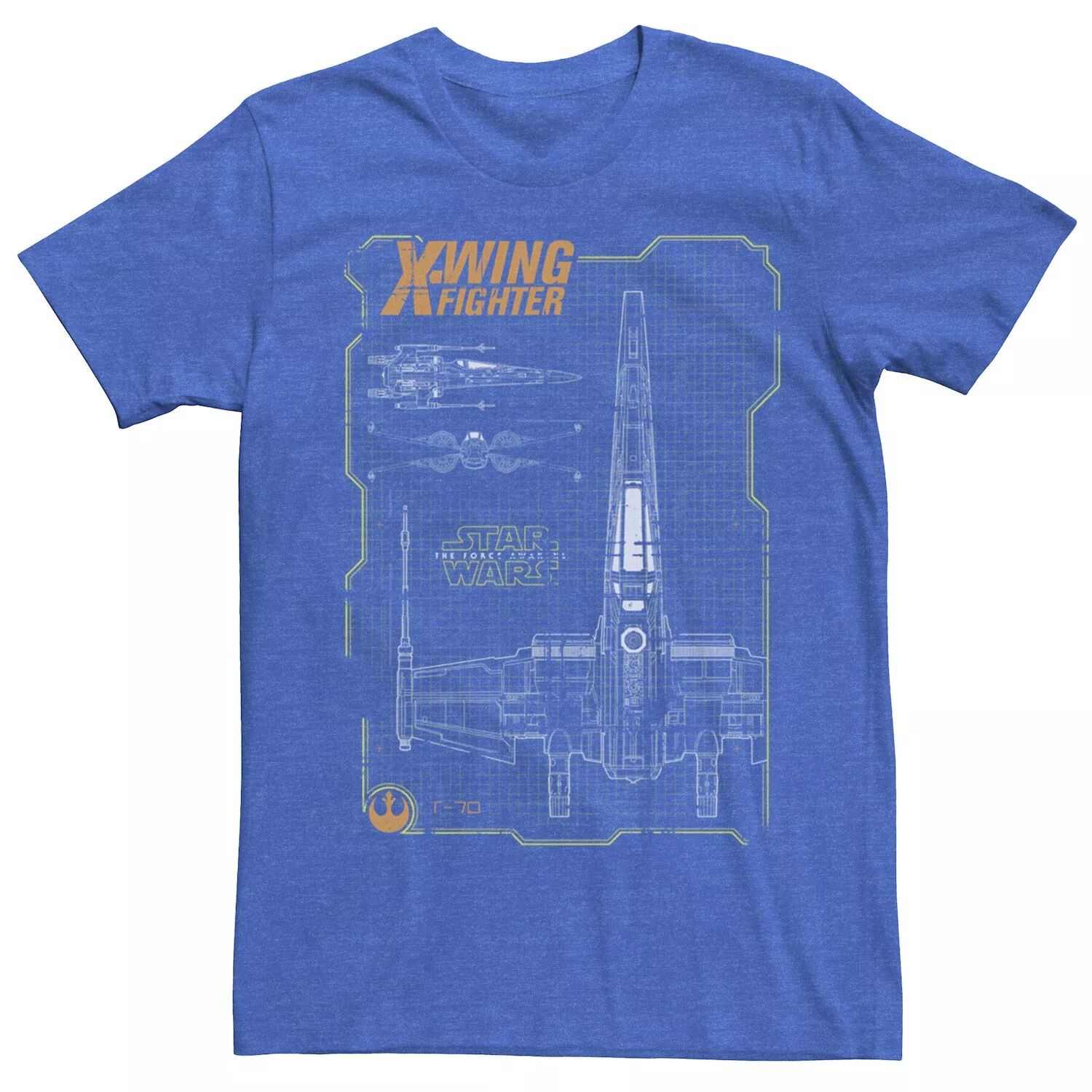 

Мужская футболка с рисунком X Schematic Star Wars