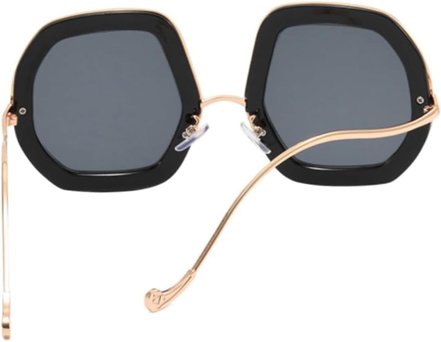 

Большие женские солнцезащитные очки в оправе со стразами, черные линзы с серыми вставками, защита от УФ-излучения, для пляжа, вечеринок и отдыха на природе SHERCHPRY, Grey