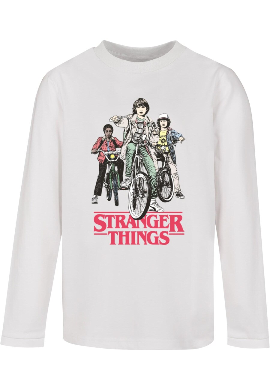 

Лонгслив ABSOLUTE CULT Stranger Things - Retro Bikers, белый