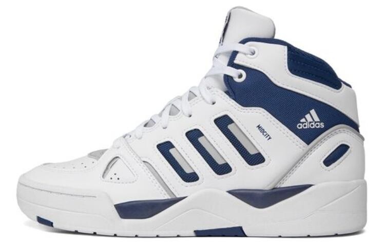 

Кроссовки adidas Midcity Skateboarding Shoes Men High-top White/blue, белый/синий