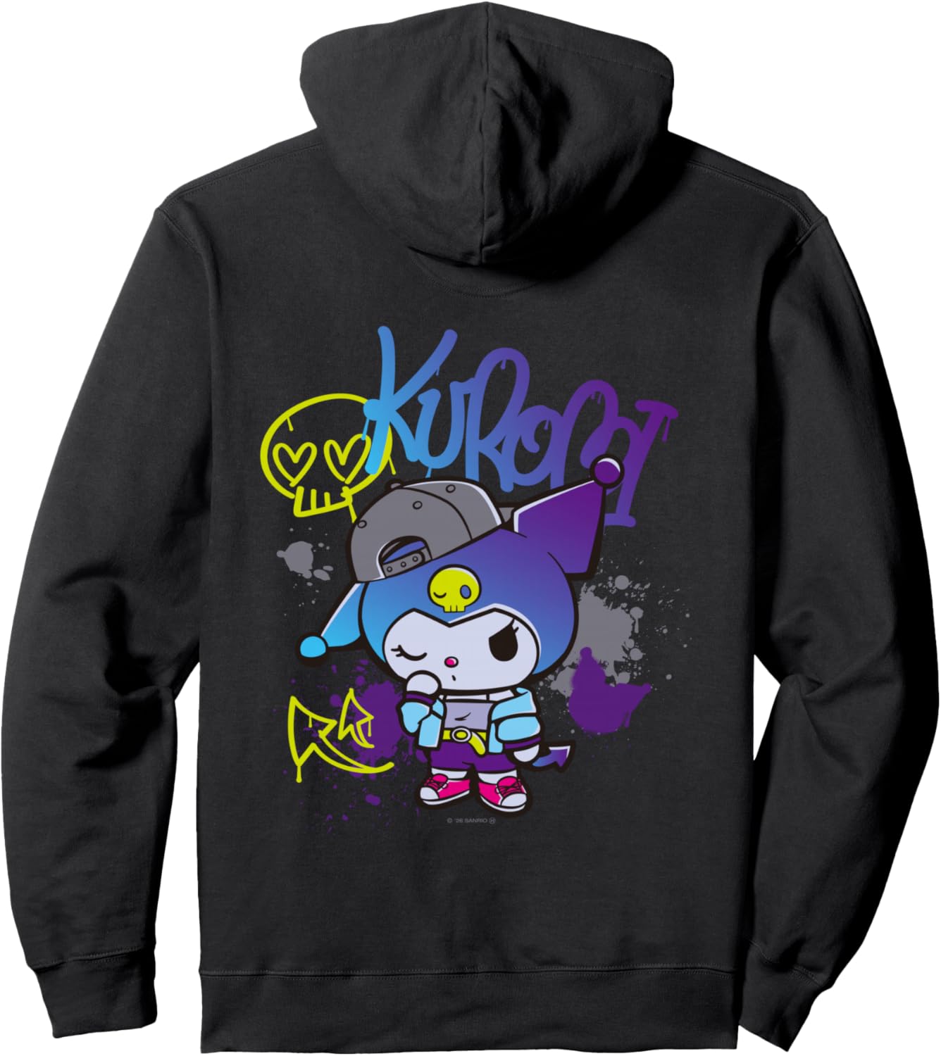 

Толстовка Chromi Vivid Graffiti Pose Cap Hoodie Sanrio (Watanabe), черный