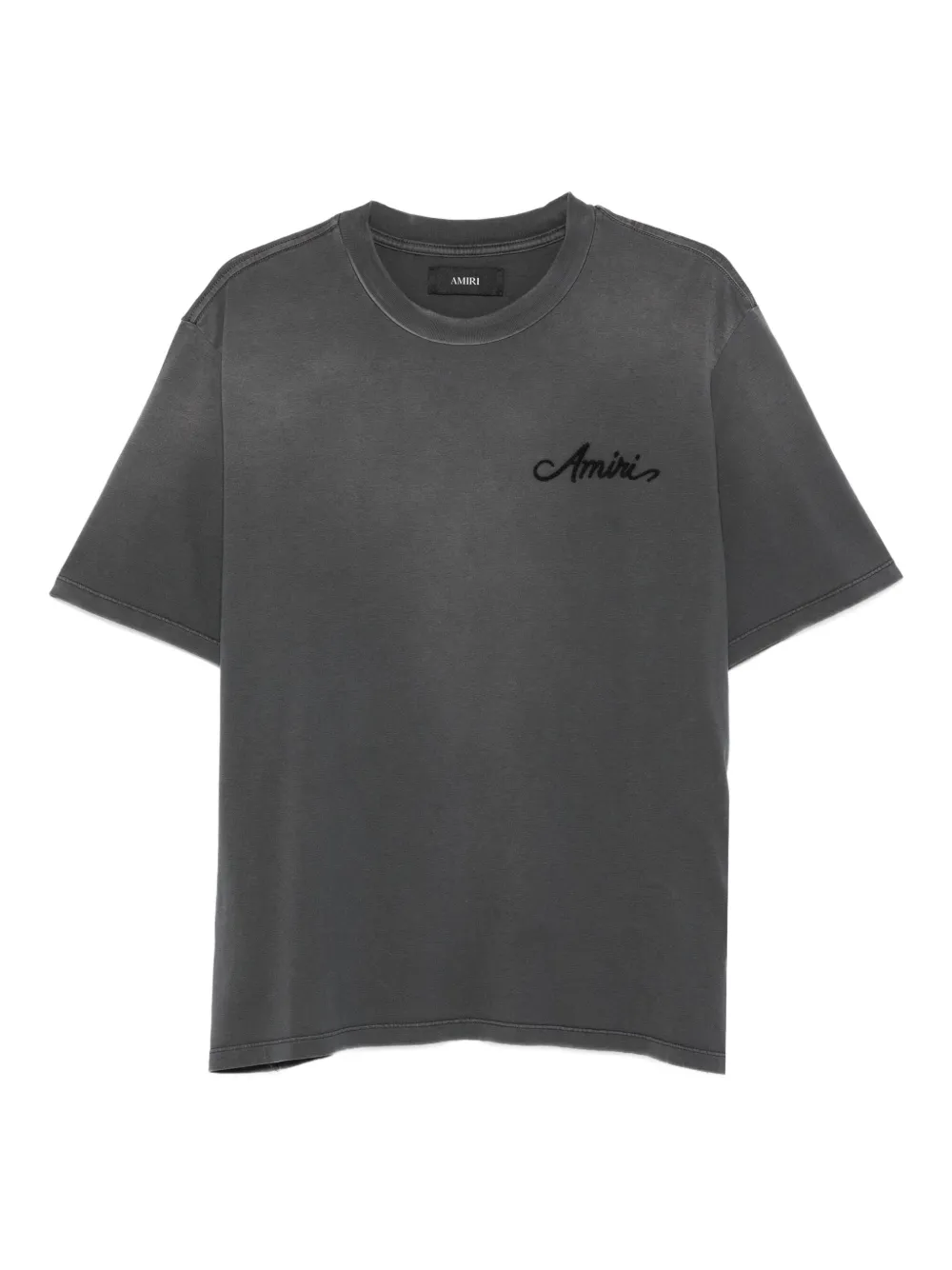 

Футболка с вышивкой AMIRI, серый