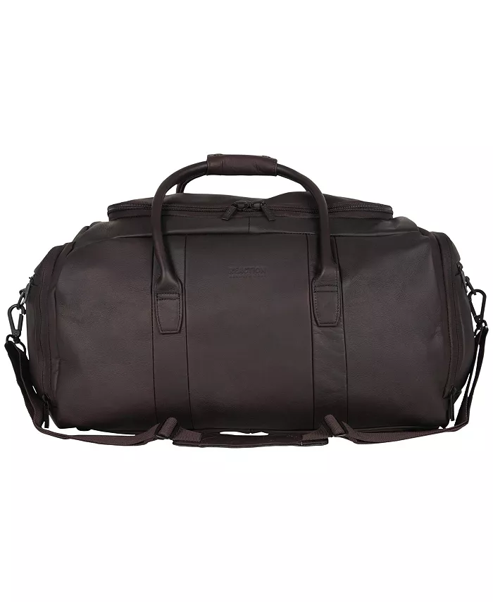 

Колумбийская кожа 20" дорожная сумка-дуэль с одним отделением Kenneth Cole Reaction, коричневый