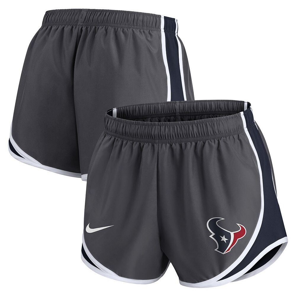 

Женские темно-серые шорты Nike Houston Texans Logo Performance Tempo, цвет Txs Charco