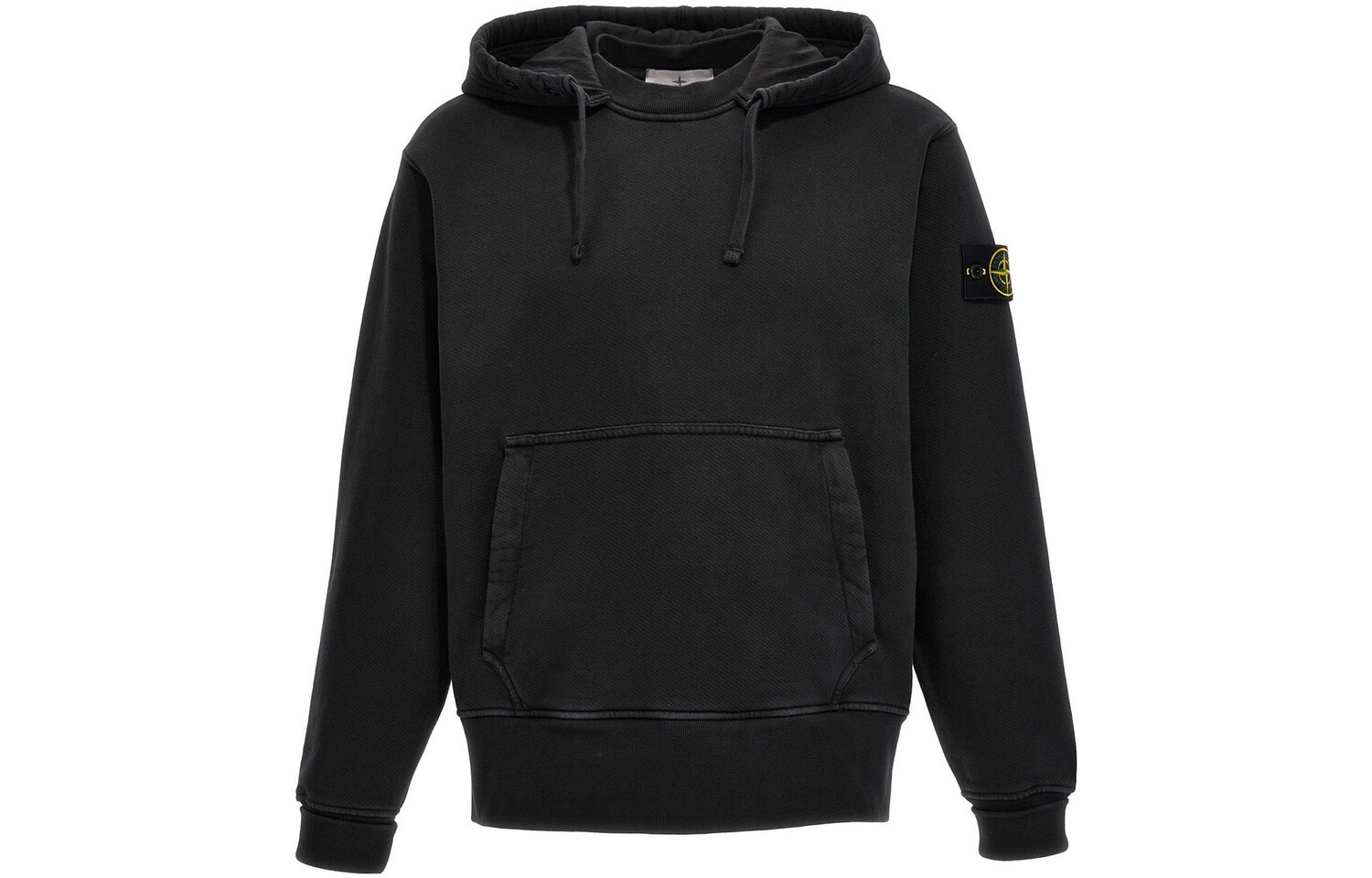 

Толстовка мужская Stone Island с карманом-кенгуру, черный