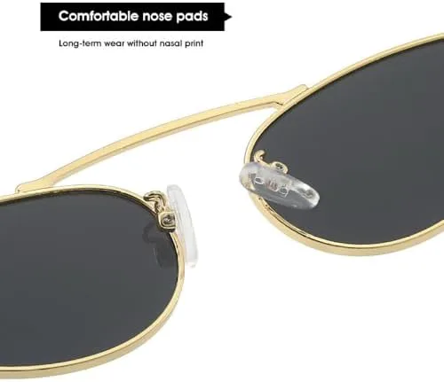 

Солнцезащитные очки в овальной оправе 2027 года для женщин. Классические панк-очки, винтажные модные металлические солнцезащитные очки MTZJH, C4goldgreen