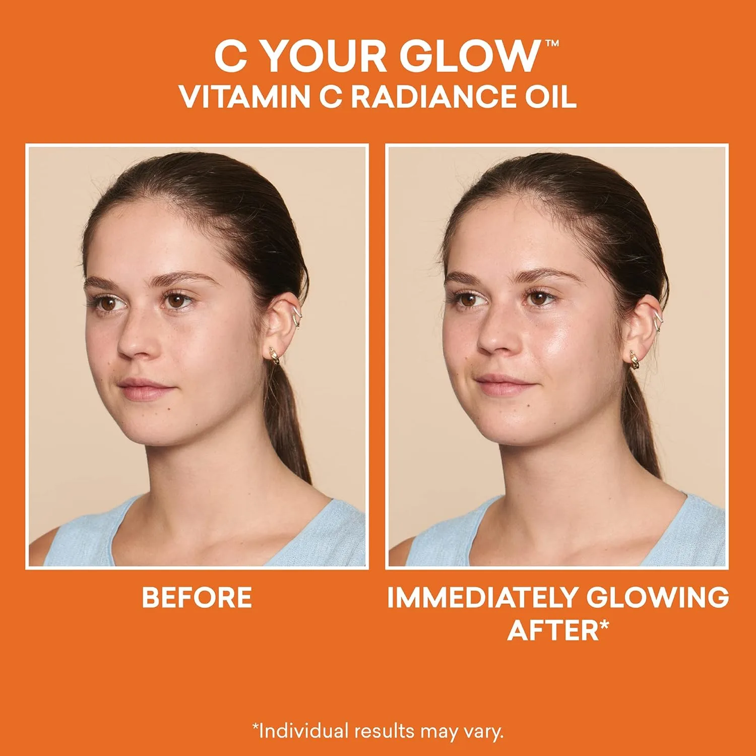 Масло для лица Naturally Serious — | C Your Glow Vitamin C Radiance Oil, Vitamin C Oil For Face, Brightening Facial Oil — фото 4