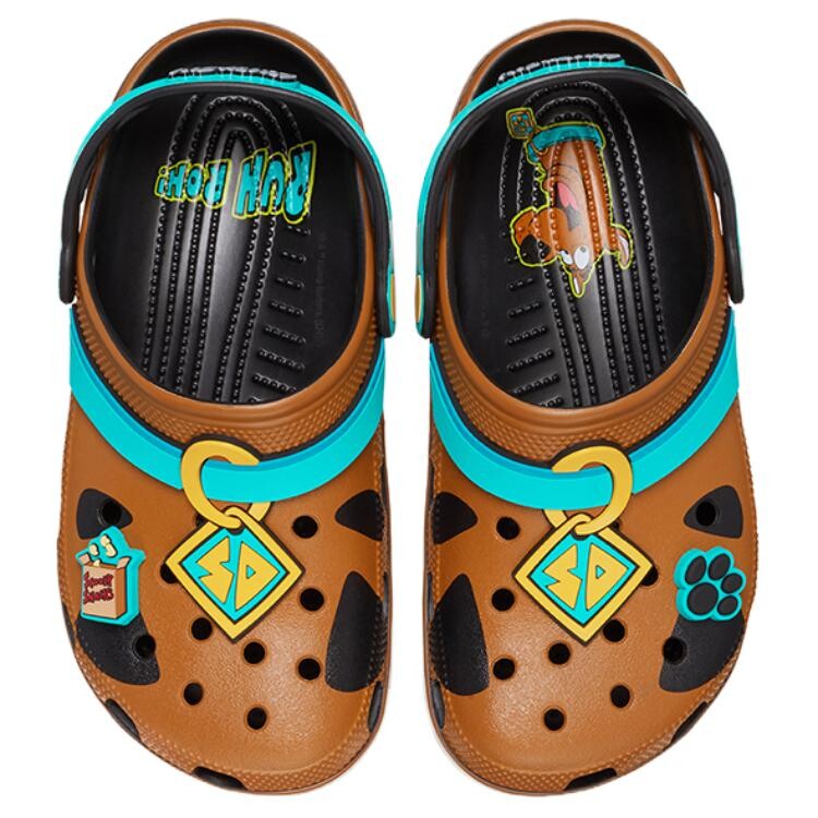 Классический сабо Скуби-Ду! Crocs, черный — фото 3