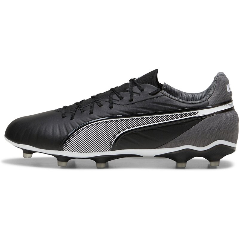 Футбольные бутсы для лужайки King Match FG/AG Puma, цвет puma black-puma white-cool dark gray — фото 4