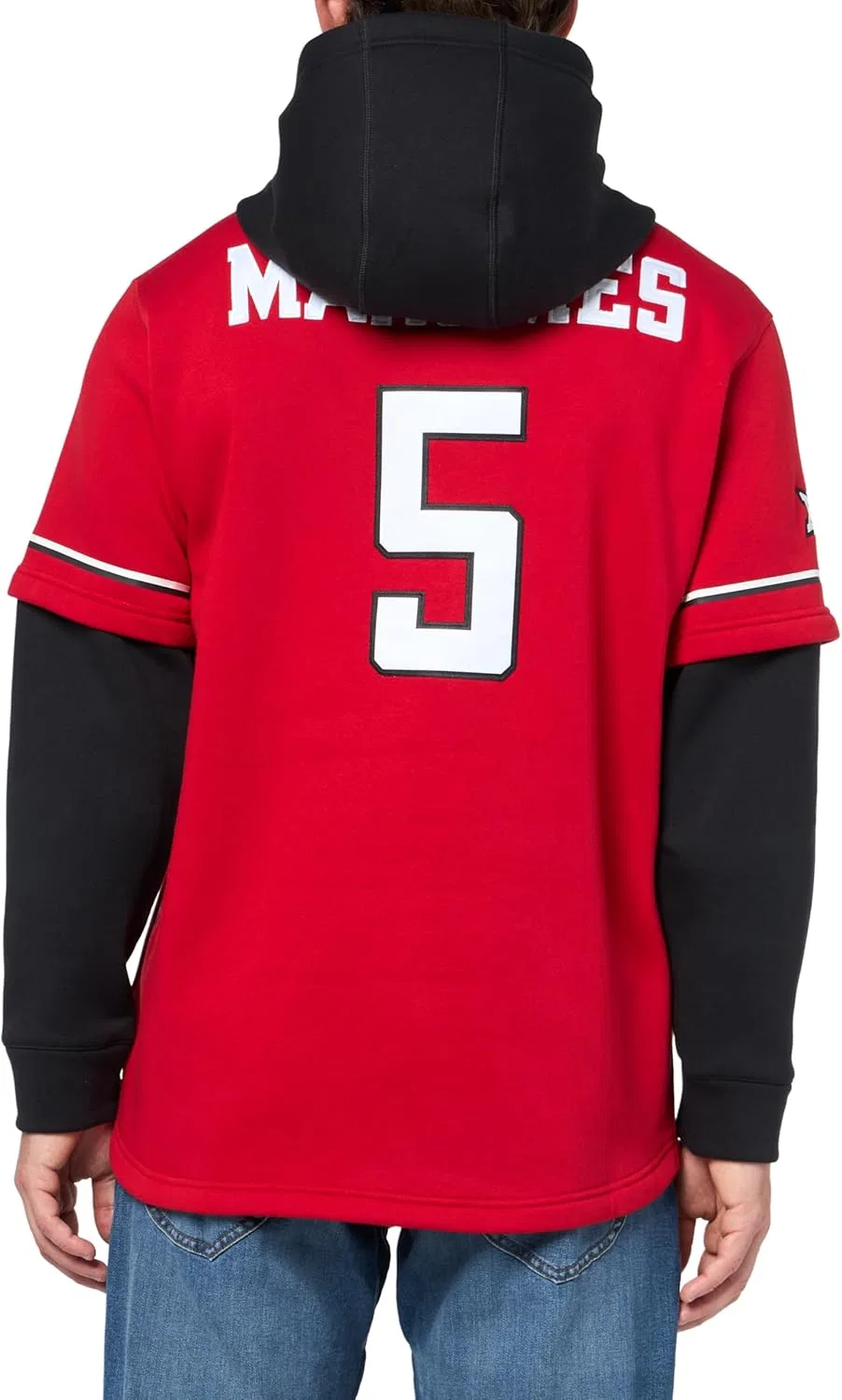 Мужская толстовка adidas Patrick Mahomes X Texas Tech с капюшоном — фото 2