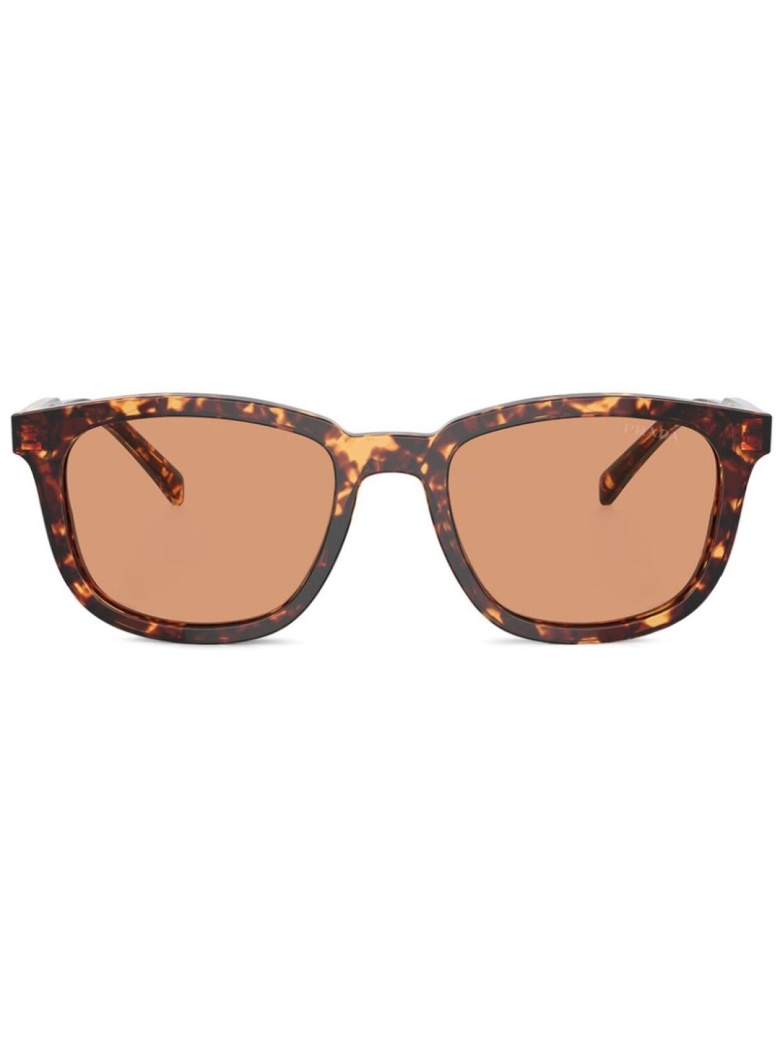 

Prada Eyewear солнцезащитные очки черепаховой расцветки, коричневый