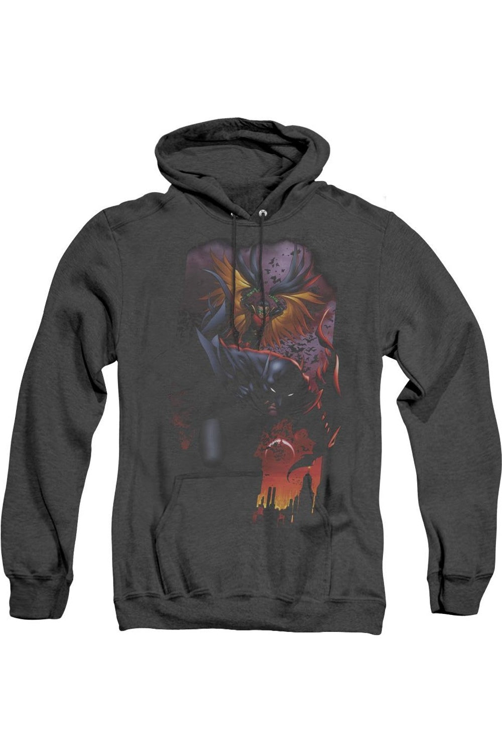 

Batman & Robin #1 Adult Heather Hoodie / Толстовка с капюшоном Gildan, черный