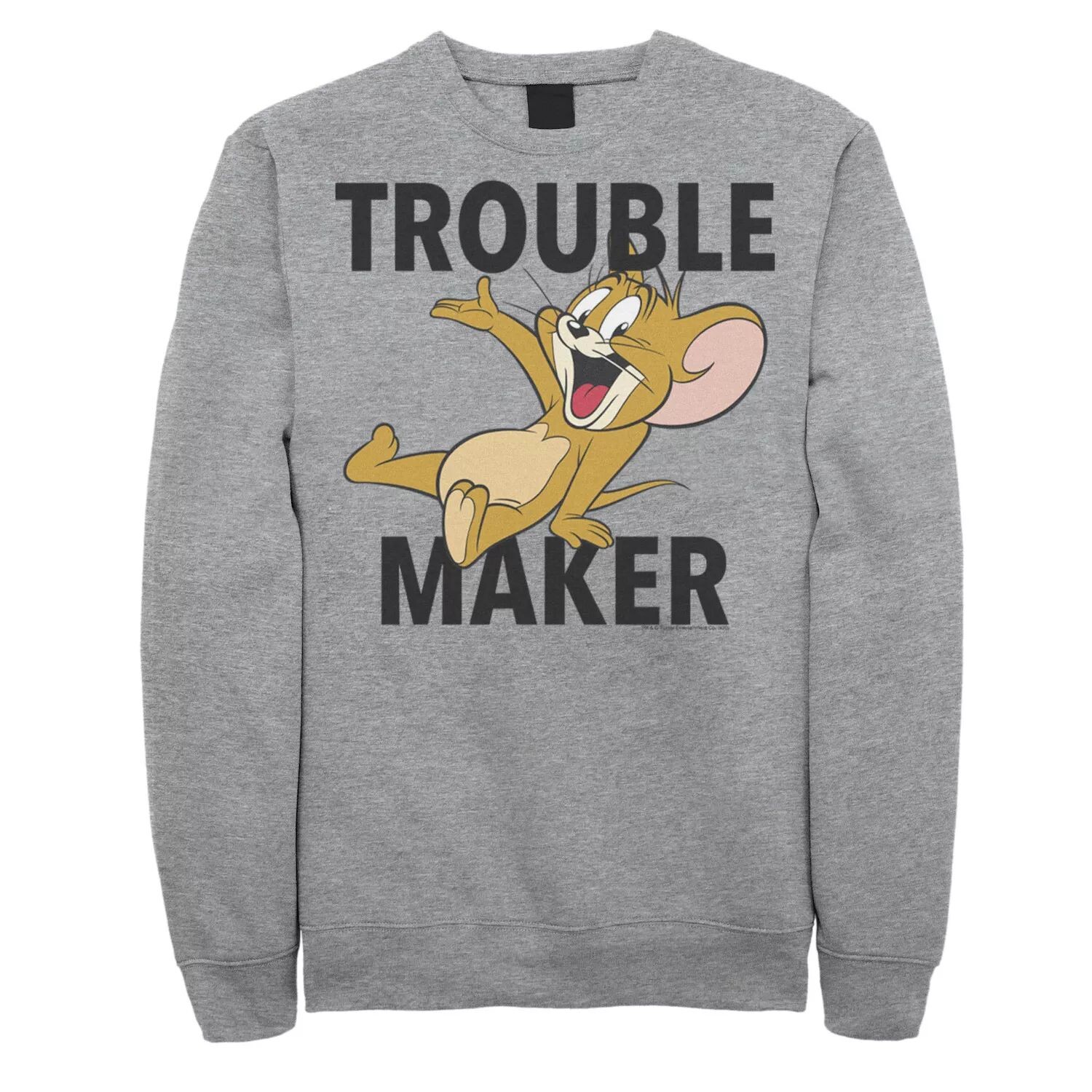 

Мужская толстовка с портретом Tom And Jerry Trouble Maker Licensed Character
